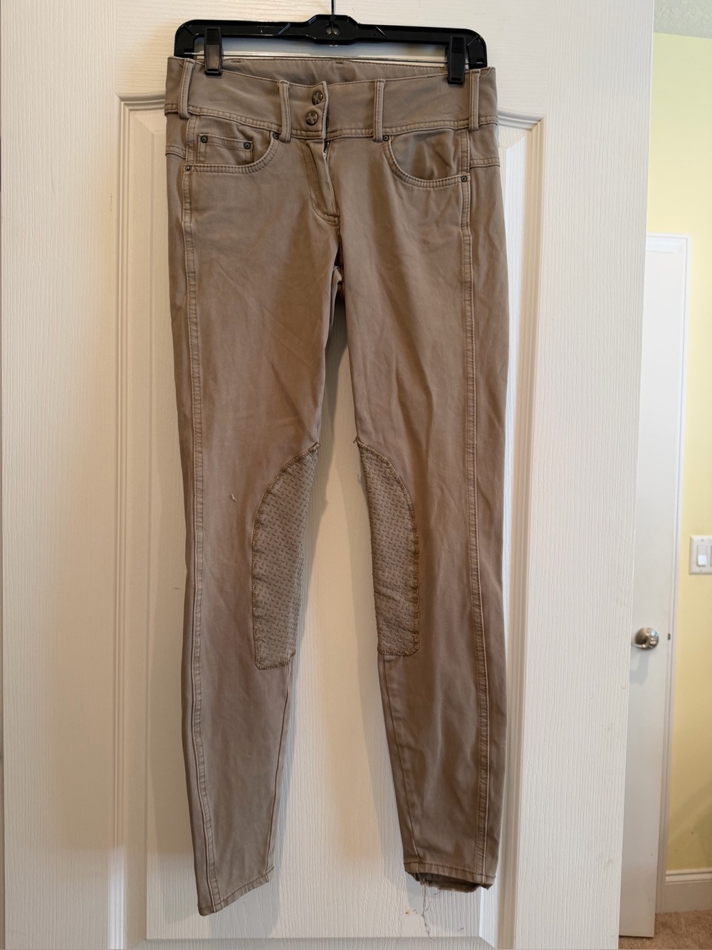 Goode Rider Women’s Beige Riding-Inspired Stretch Pants